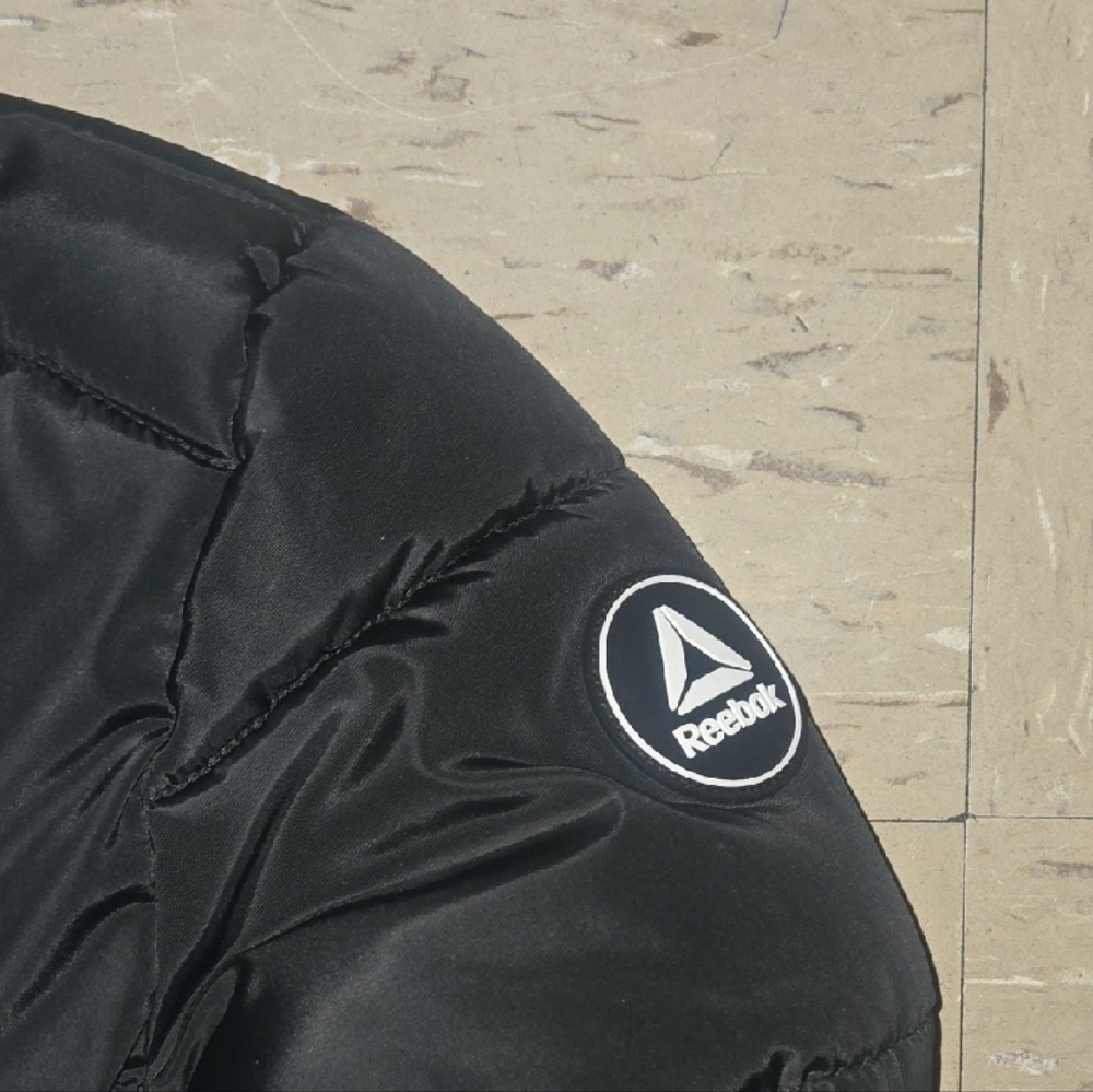 Reebok Heavyweight Hooded Puffer Coat - Picture 3 of 5